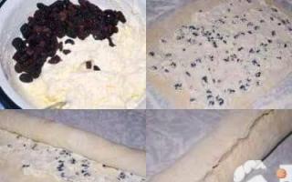 Hazır puf böreğinden süzme peynirli puf böreği Süzme peynir ve peynirli puf böreğinden Khachapuri